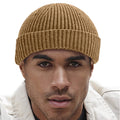 Biscuit Beige - Back - Beechfield Unisex Adult Harbour Fisherman Beanie