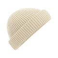 Oatmeal - Front - Beechfield Unisex Adult Harbour Fisherman Beanie