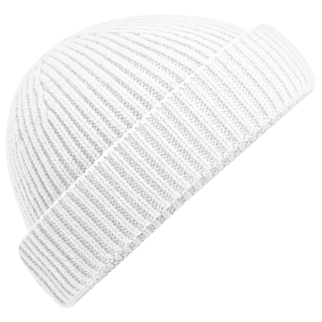 White - Front - Beechfield Unisex Adult Harbour Fisherman Beanie