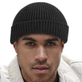 Fire Red - Front - Beechfield Unisex Adult Harbour Fisherman Beanie