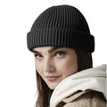 Fire Red - Back - Beechfield Unisex Adult Harbour Fisherman Beanie