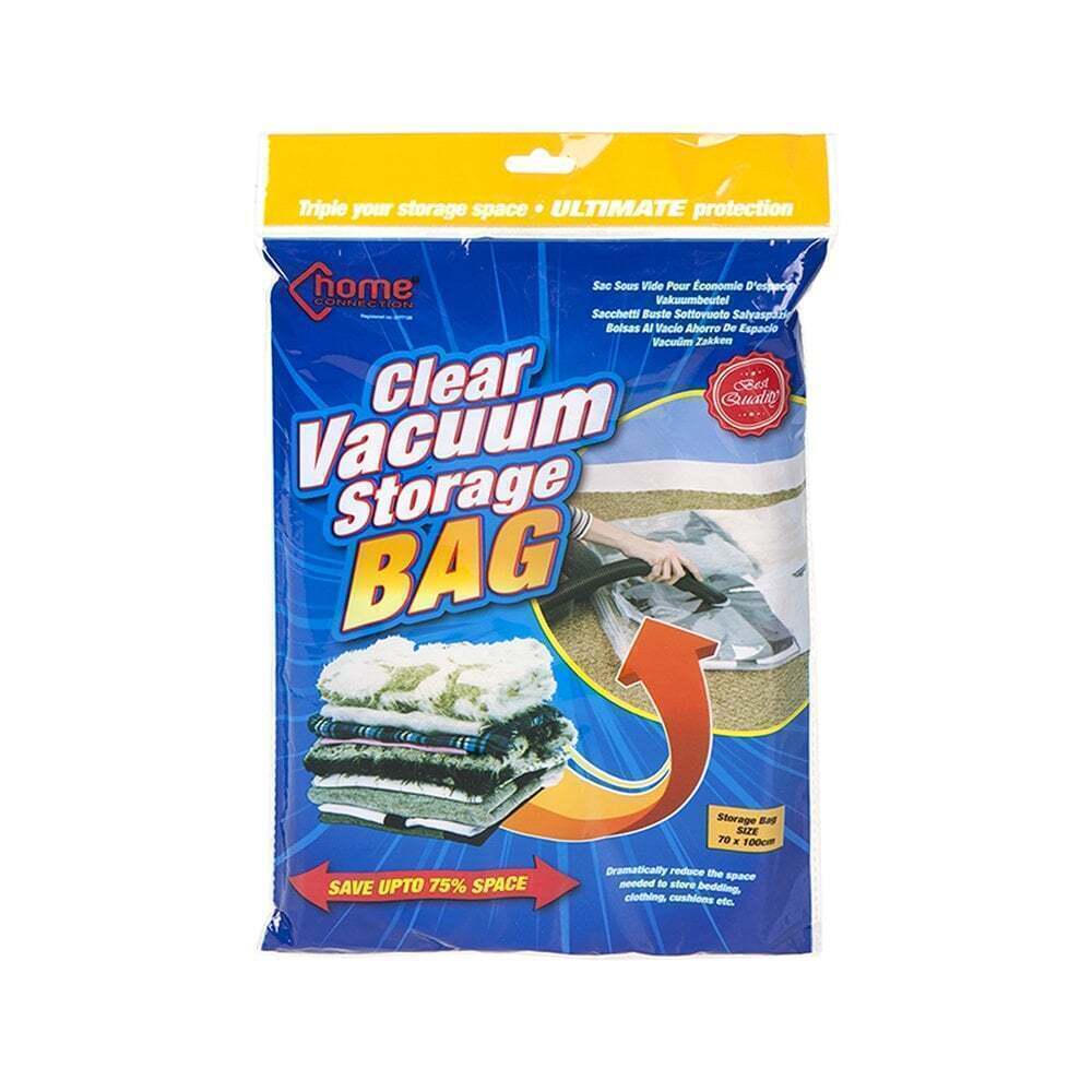 Clear - Front - Home & Living Vacuum Storage Bag