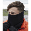 Black - Back - Beechfield Unisex Adult Fleece Recycled Snood