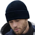 French Navy - Back - Beechfield Unisex Adult Cuffed Fleece Beanie