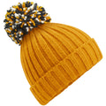 Mustard Yellow - Front - Beechfield Unisex Adult Hygge Beanie