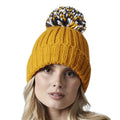 Mustard Yellow - Back - Beechfield Unisex Adult Hygge Beanie