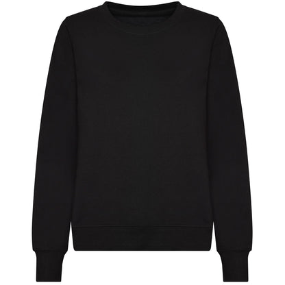 Deep Black - Back - Awdis Womens-Ladies Sweatshirt