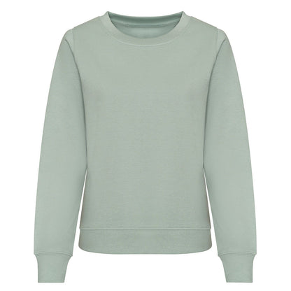 Dusty Green - Front - Awdis Womens-Ladies Sweatshirt