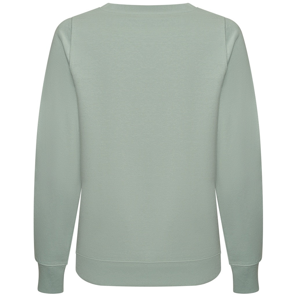 Dusty Green - Back - Awdis Womens-Ladies Sweatshirt