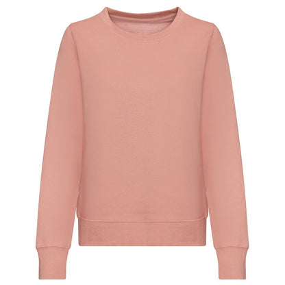 Dusty Pink - Front - Awdis Womens-Ladies Sweatshirt