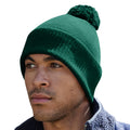 Bottle Green - Back - Beechfield Unisex Adult Snowstar Organic Cotton Beanie