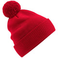 Classic Red - Front - Beechfield Unisex Adult Snowstar Organic Cotton Beanie