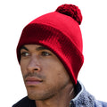 Classic Red - Back - Beechfield Unisex Adult Snowstar Organic Cotton Beanie