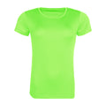 Electric Green - Front - Awdis Womens-Ladies Cool Recycled T-Shirt