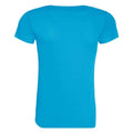 Sapphire Blue - Back - Awdis Womens-Ladies Cool Recycled T-Shirt