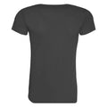 Charcoal - Back - Awdis Womens-Ladies Cool Recycled T-Shirt