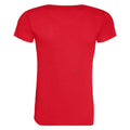 Fire Red - Back - Awdis Womens-Ladies Cool Recycled T-Shirt