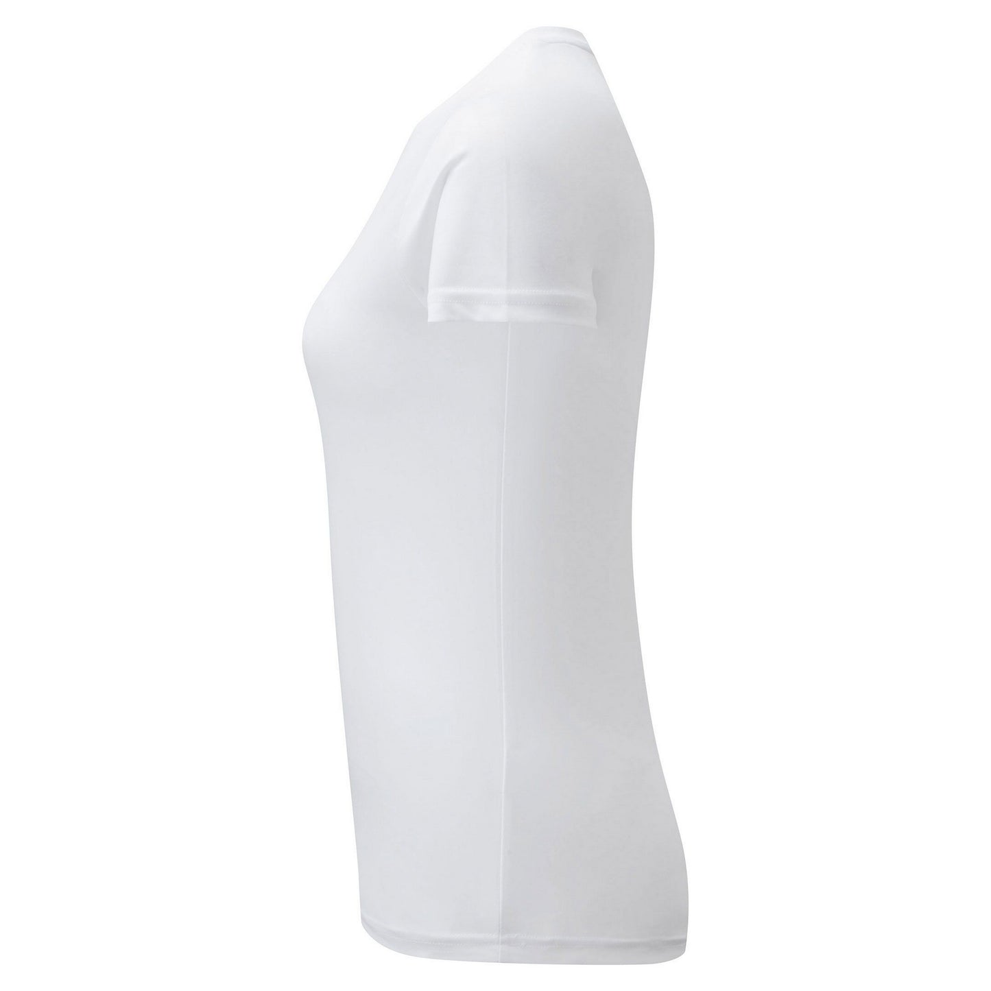 White - Side - TriDri Womens-Ladies Recycled Active T-Shirt