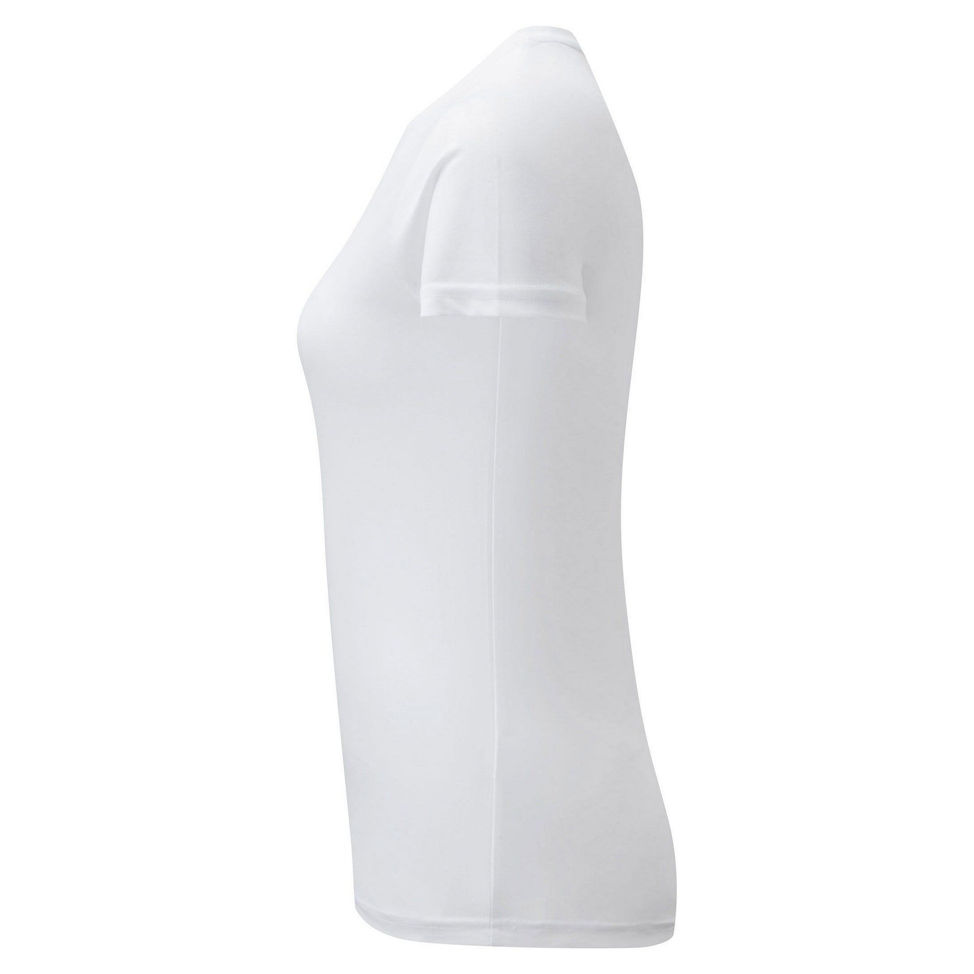 White - Side - TriDri Womens-Ladies Recycled Active T-Shirt