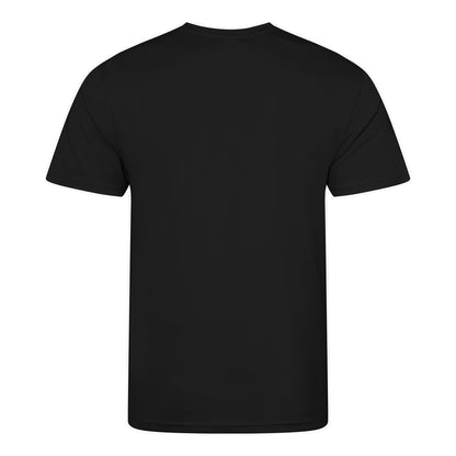 Jet Black - Back - AWDis Cool Unisex Adult Recycled T-Shirt