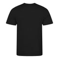 Jet Black - Back - AWDis Cool Unisex Adult Recycled T-Shirt