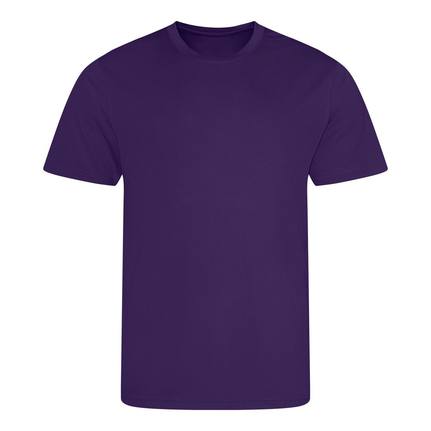 Purple - Front - AWDis Cool Unisex Adult Recycled T-Shirt
