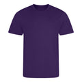 Purple - Front - AWDis Cool Unisex Adult Recycled T-Shirt