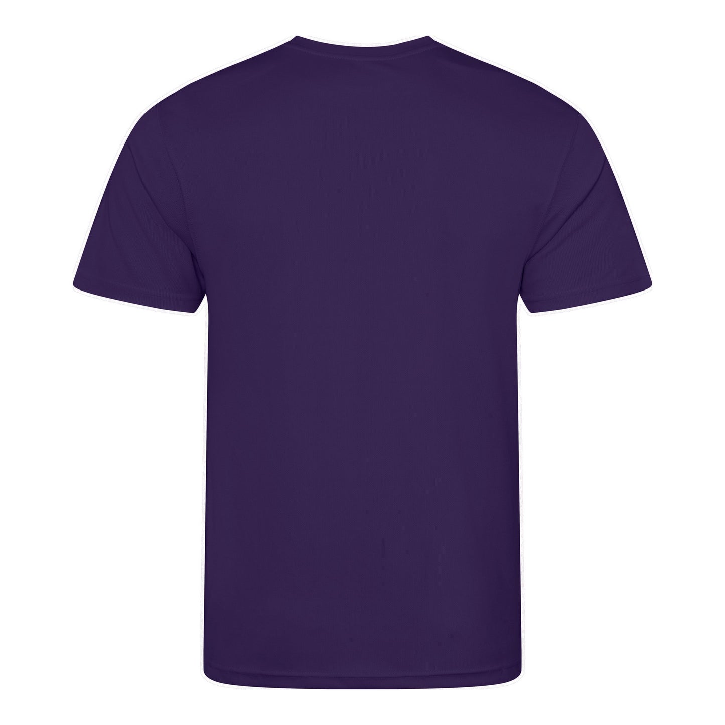 Purple - Back - AWDis Cool Unisex Adult Recycled T-Shirt