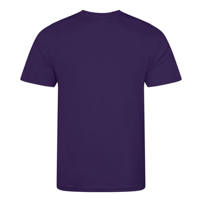 Purple - Back - AWDis Cool Unisex Adult Recycled T-Shirt