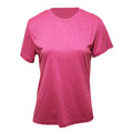 Pink Melange - Front - TriDri Womens-Ladies Melange T-Shirt