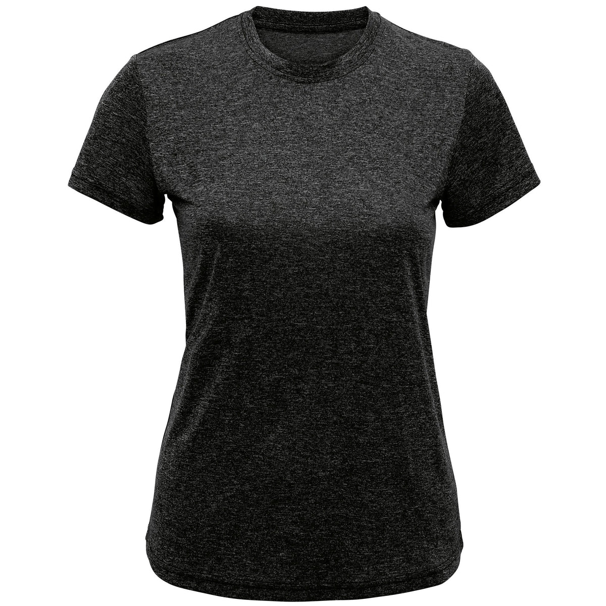 Black Melange - Front - TriDri Womens-Ladies Melange T-Shirt