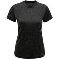 Black Melange - Front - TriDri Womens-Ladies Melange T-Shirt
