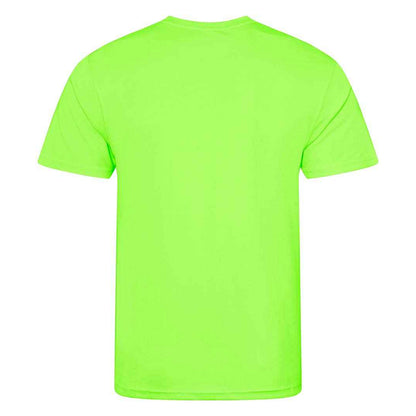 Electric Green - Back - AWDis Cool Mens Recycled T-Shirt