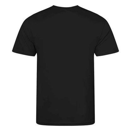 Jet Black - Back - AWDis Cool Mens Recycled T-Shirt