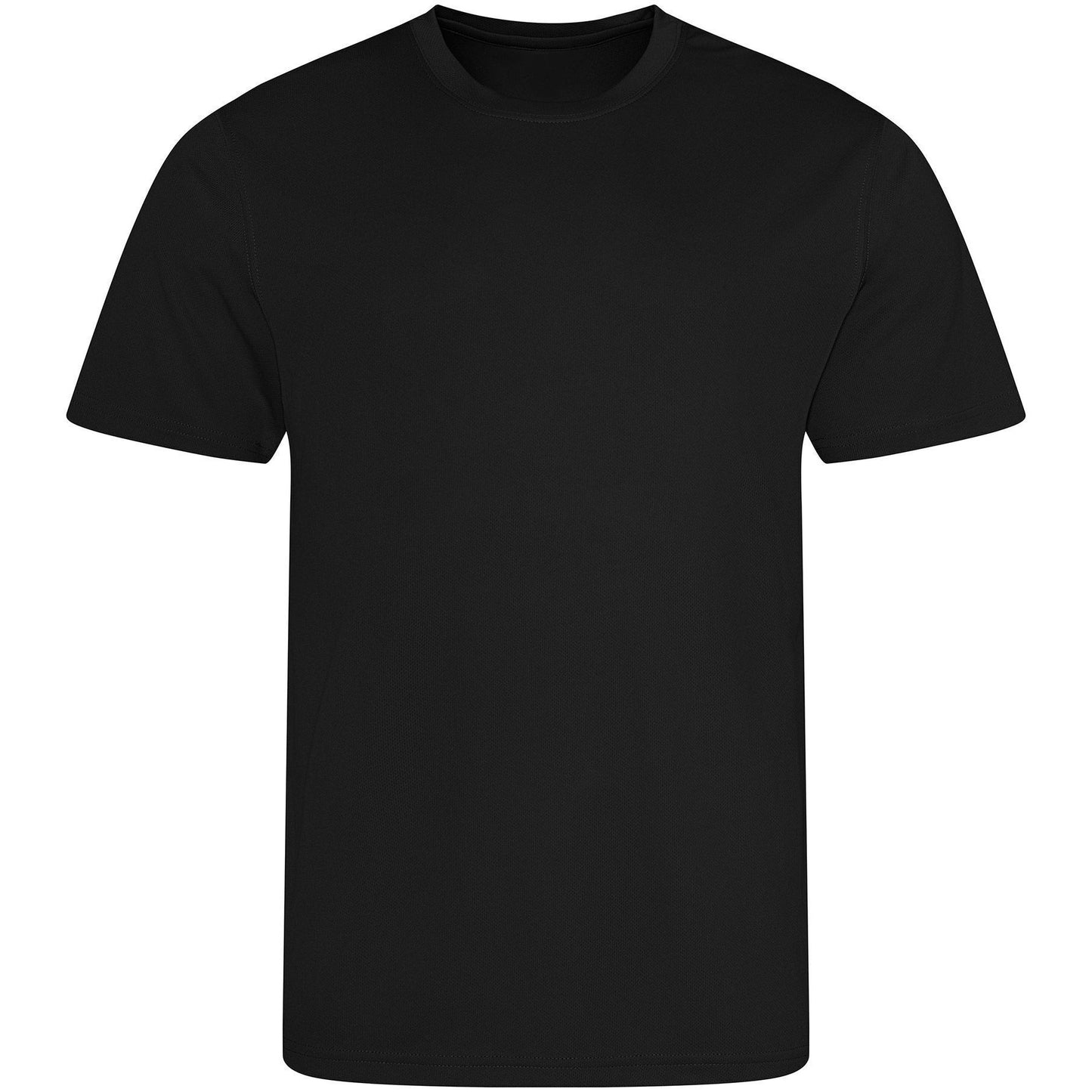 Jet Black - Front - AWDis Cool Mens Recycled T-Shirt