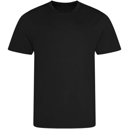Jet Black - Front - AWDis Cool Mens Recycled T-Shirt