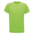 Lightning Green - Front - TriDri Mens Performance Recycled T-Shirt