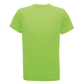 Lightning Green - Back - TriDri Mens Performance Recycled T-Shirt