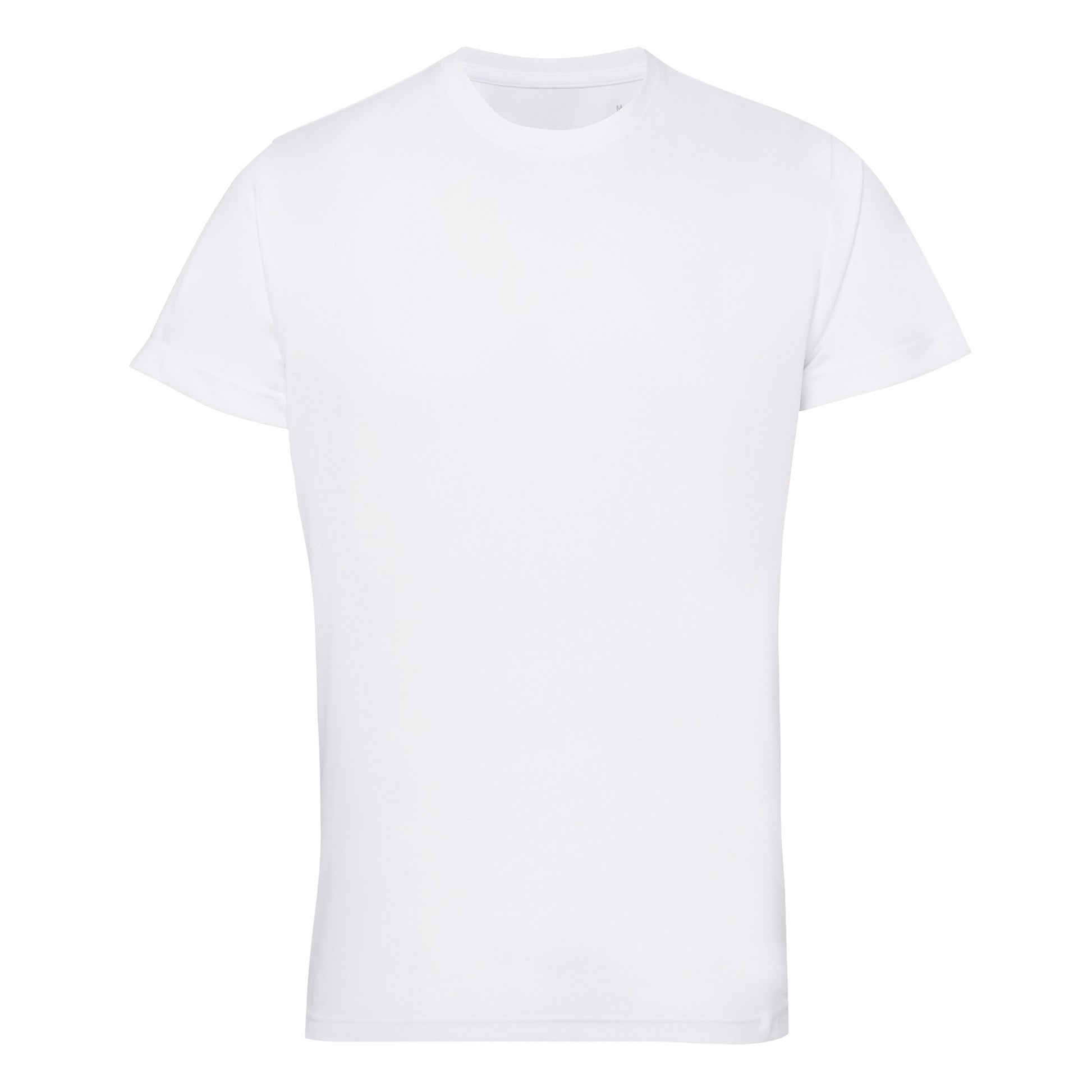 White - Front - TriDri Mens Performance Recycled T-Shirt