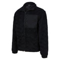 Black - Lifestyle - Front Row Mens Sherpa Recycled Fleece Jacket