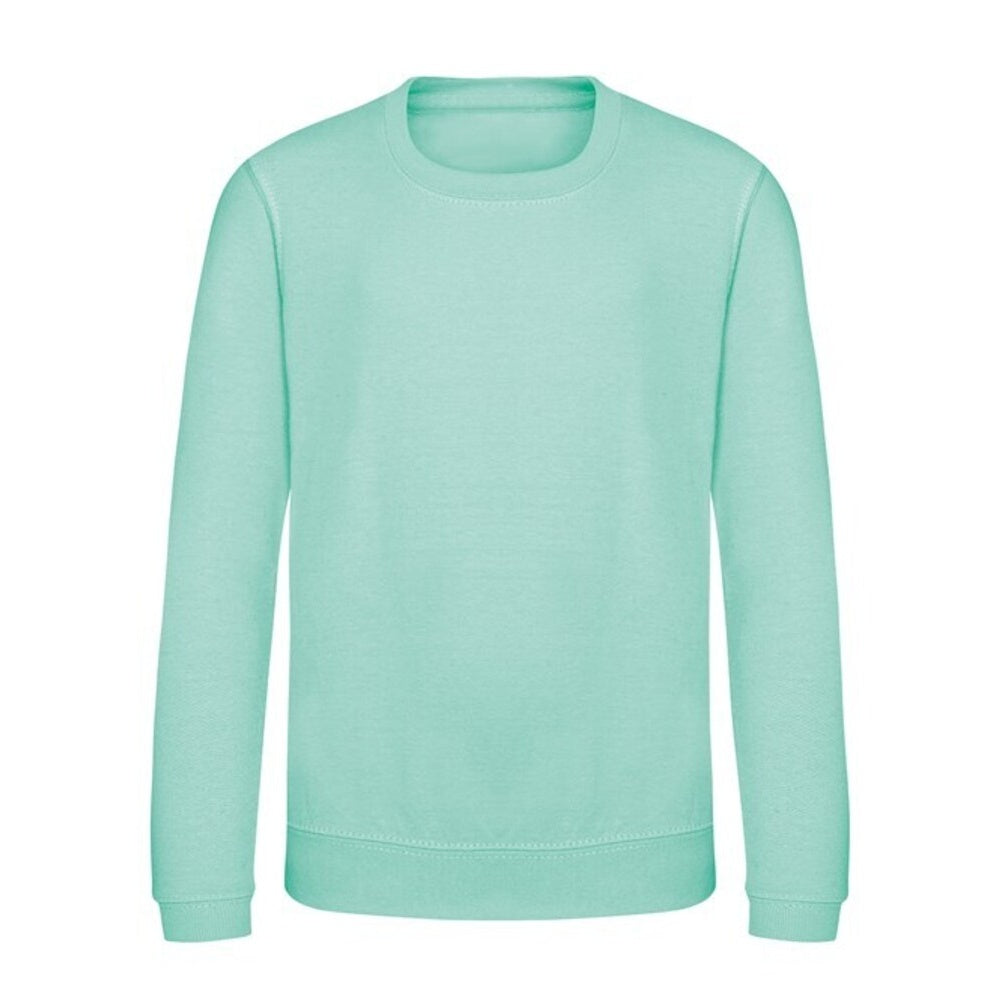 Peppermint - Front - Awdis Childrens-Kids Sweatshirt