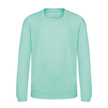 Peppermint - Front - Awdis Childrens-Kids Sweatshirt