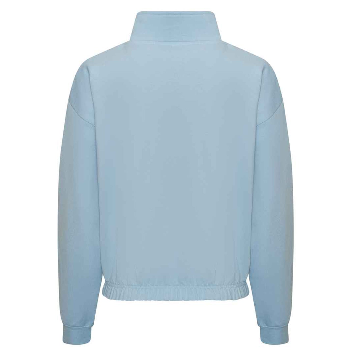 Sky Blue - Back - Awdis Womens-Ladies Just Hoods Crop Sweatshirt