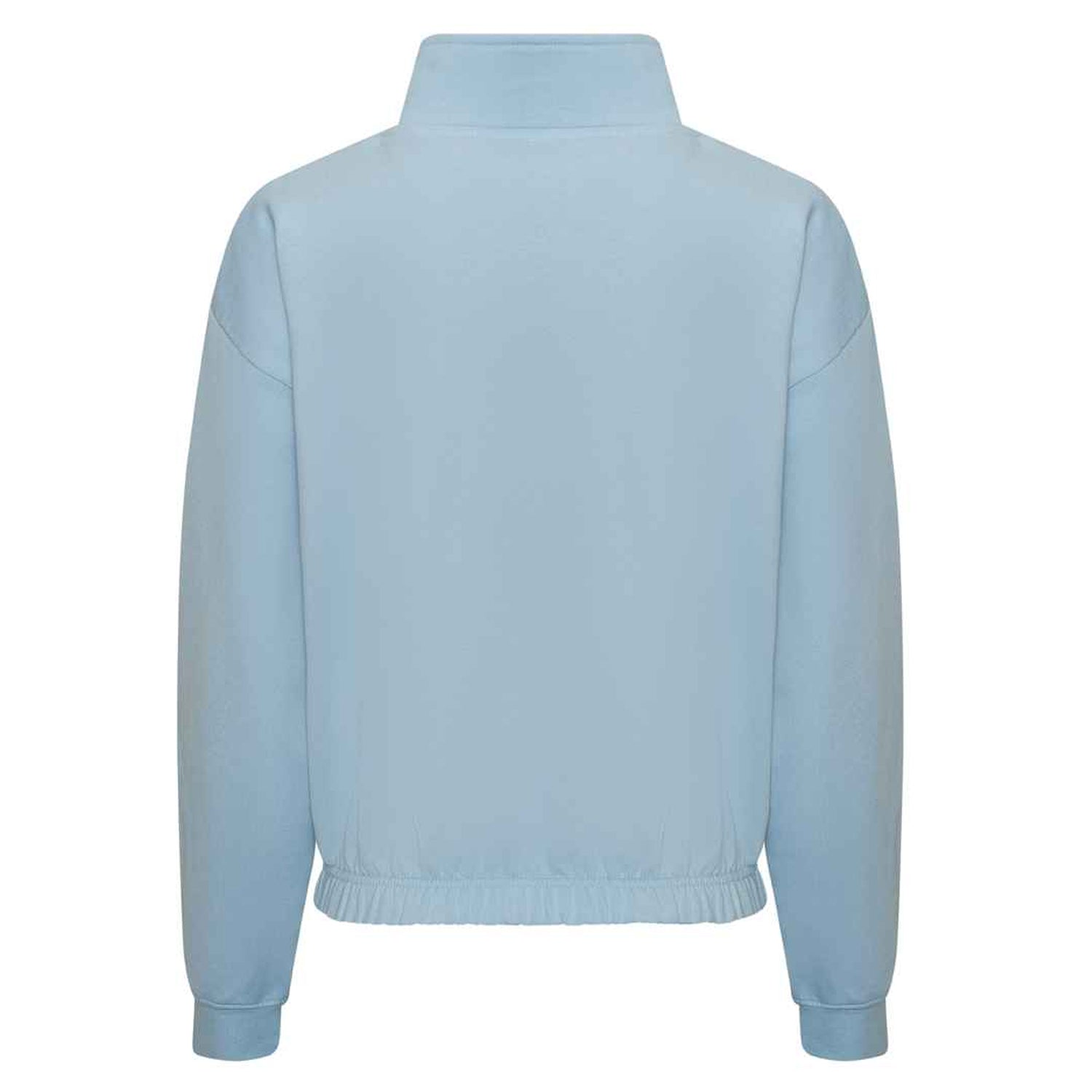 Sky Blue - Back - Awdis Womens-Ladies Just Hoods Crop Sweatshirt