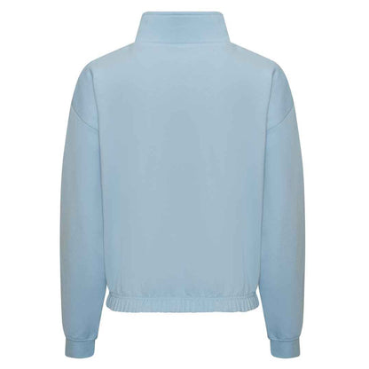Sky Blue - Back - Awdis Womens-Ladies Just Hoods Crop Sweatshirt