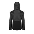 Black - Back - TriDri Womens-Ladies Hybrid Insulated Jacket