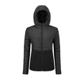 Black - Front - TriDri Womens-Ladies Hybrid Insulated Jacket