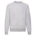 Heather Grey - Front - Fruit of the Loom Mens Heather Sweatshirt