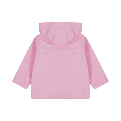 Pink - Back - Larkwood Baby Waterproof Jacket