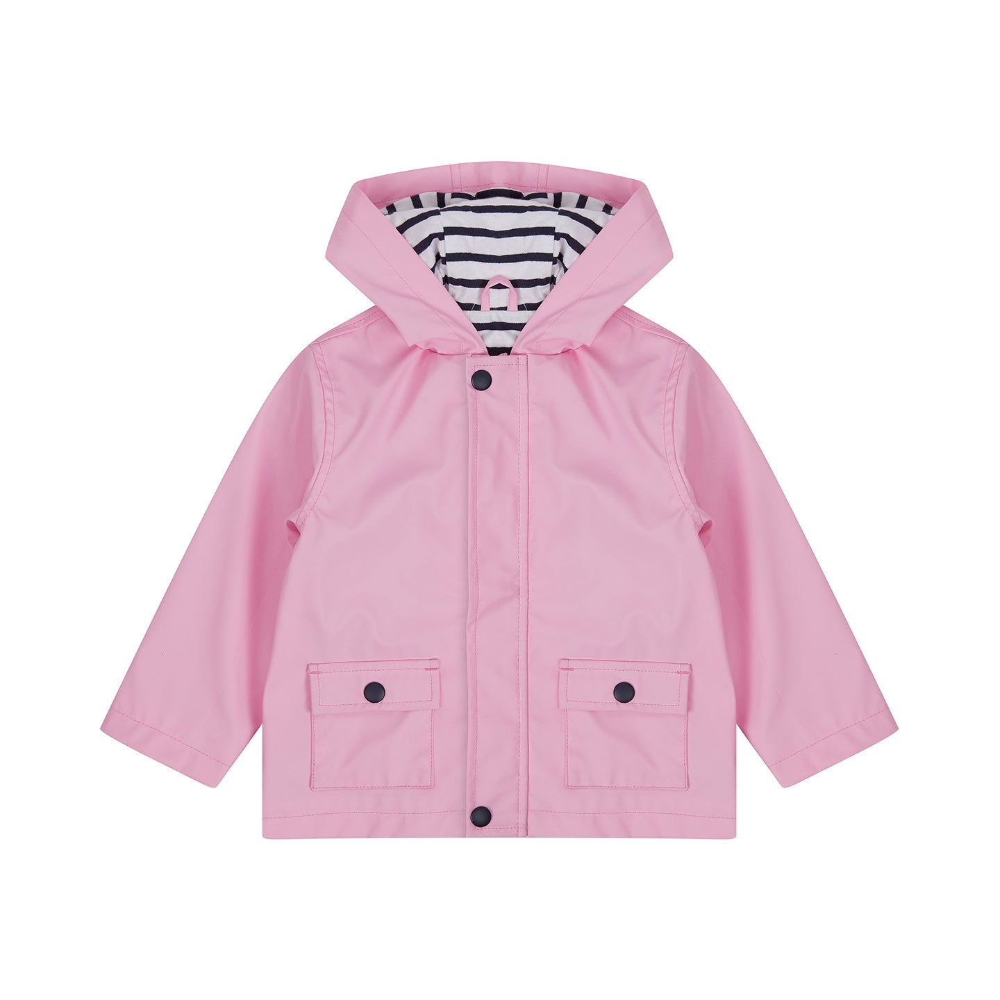Pink - Front - Larkwood Baby Waterproof Jacket